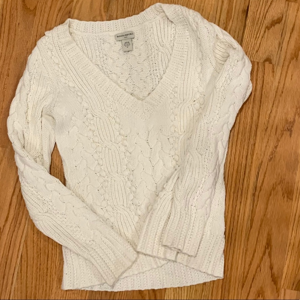 Banana Republic popcorn sweater